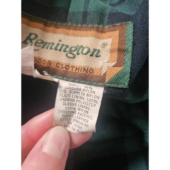 Vintage Remington Hunting Shooting Jacket Coat‎ Mens L made in U.S.A **READ** - Picture 15 of 16